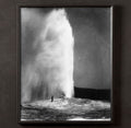 OLD FAITHFUL GEYSER, Yellowstone, Vintage Photograph, Yellowstone Geyser, Sepia Photograph, Black & White, Monochrome, Diptych, Nature Art