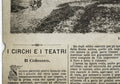 Vintage Italian Newspaper, Roma Antica Colosseo Full Cover, Circa 1887 Old Italian Newspaper, Rome Print, Rome Italy, Gladiator Print