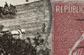 VINTAGE FRENCH POSTCARD - L'Arc De Triomphe De L'Etolie, Paris France, Paris Art, French Decor, Shabby Chic, Rustic Art, Large Print, Decor