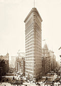 Flatiron Building, New York City, Vintage Architecture NYC, Flat Iron Building, Vintage Flatiron, Skyscraper Photos, Building Print, NYC Art