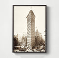 Flatiron Building, New York City, Vintage Architecture NYC, Flat Iron Building, Vintage Flatiron, Skyscraper Photos, Building Print, NYC Art