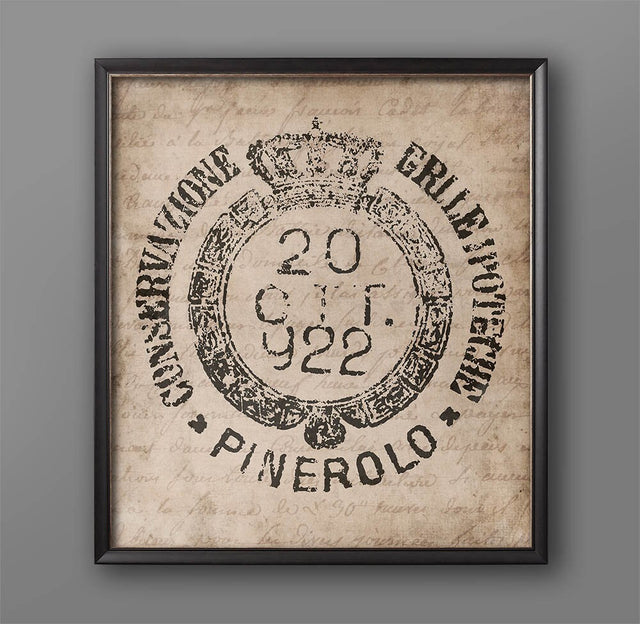 18TH CENTURY EUROPEAN DOCUMENT Seal #7, Coat of Arms, Crest, Heraldry, Heraldic Poster, Vintage Family Crest, Vintage Coat of Arms, Wall Art