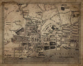 Singapore Map, Circa 1897 Singapore Map, Old Map of Singapore, Malay Map, Padang Map, Large Map, Big Map, Wall Map, Republic of Singapore