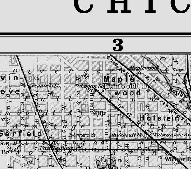 Chicago Illinois, Vintage 1900s Old Chicago Map, Circa 1900s Fine Art Map of Chicago, Map of Cook County, Vintage Chicago, Large Wall Map