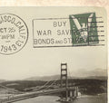 SAN FRANCISCO PRINT, Golden Gate Bridge Vintage Postcard, California, Vintage American Art, San Francisco Poster, California Decor, Giclee