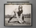 Football Art - Football Player - Vintage Sports Art - Old Football Photo - Football Print - Football Poster - History Art, Football Wall Art