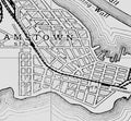 MAP OF MELBOURNE : Vintage Melbourne Australia - Street Map of Melbourne - City Map of Melbourne - Detailed Melbourne Map - Large Map