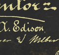 Patent Print : Vintage Edison Light Bulb - Thomas Edison Patent, Old Patent Document #4