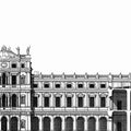18TH C. PALACE ELEVATIONS #3 - Vintage British Architecture - Whitehall Palace - Vitruvius Britannicus - English Art - British Decor
