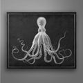 Octopus Print - Vintage Fine Art - Octopus Art - Octopus Picture - Ocean Print - Beach Decor - Nautical Print - Kraken Print - Circa 1800s