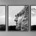 George Washington Art : Mount Rushmore Print - Gutzon Borglum - Mount Rushmore Repair 1932 - Americana Art - Presidential Art - American Art