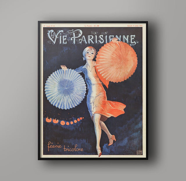 French Fashion Art Print | Art Decor Art | Vintage Shabby Chic Decor | Bhoc Chic Wall Print | Classic French Wall Decor | Parisienne Life