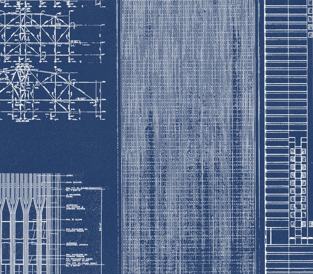 World Trade Center Blueprint : Vintage NYC - Blueprints of World Trade Center - Architecture Blueprint - Building Plans - NYC Architecture