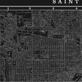 SAINT PAUL City Map - Old Street Map - Vintage St Paul - Street Guide Saint Paul - Map of St Paul Minnesota - Large City Map of St Paul MN