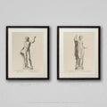 Vintage Statue Figure Drawings Collection - Statue Art Prints - Antique Engravings - Classical Engraving Art - Figure Art - Vintage Wall Art