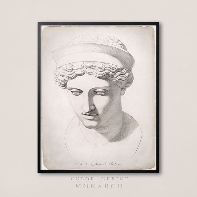 18th C. GREEK STATUE Print Engraving #2, Vintage Volpato Art, Statue Illustration, Roman Art, Greek Poster, Statue Wall Art, Illustration