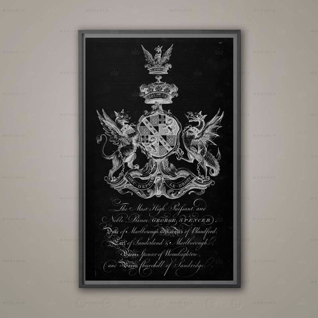 Coat of Arms Print #11, Family Crest, 18TH C. ENGLISH ARMORIAL Engraving, Family Crest, Heraldry Print, Renaissance, Art, Medieval Shield