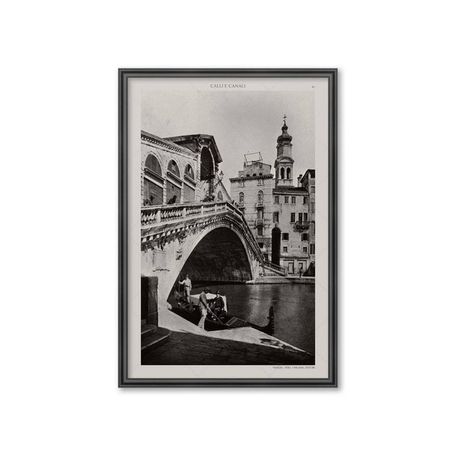 1891 VENICE PHOTOGRAVURE #3 - Calli E Canali - Foundry
