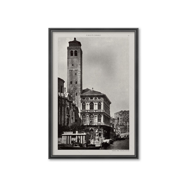 1891 VENICE PHOTOGRAVURE #4 - Calli E Canali - Foundry
