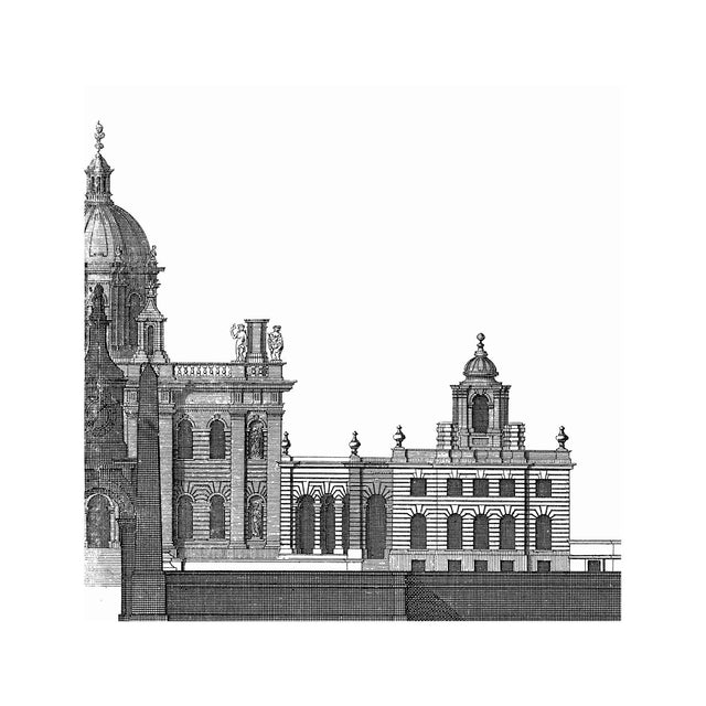 18TH C. PALACE ELEVATIONS #1 - Castle Howard - Foundry