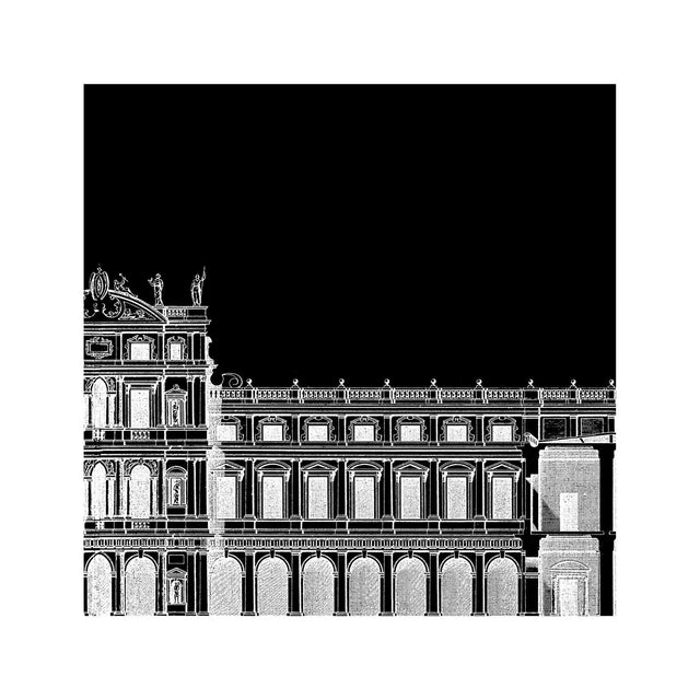 18TH C. PALACE ELEVATIONS #3 - Royal Palace at Whitehall Section - Foundry