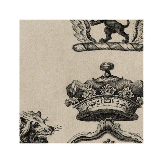 18th Century ENGLISH ARMORIAL ENGRAVING #05 - PIERREPOINT CREST - Foundry