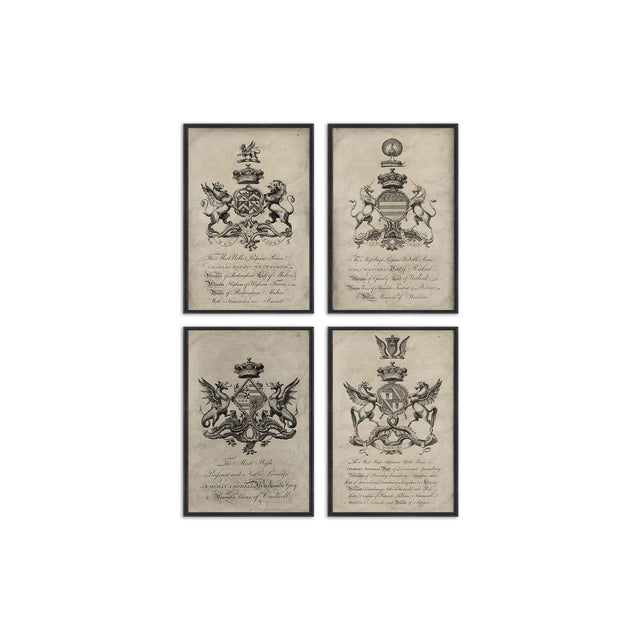 18th Century ENGLISH ARMORIAL ENGRAVING Collection - Foundry