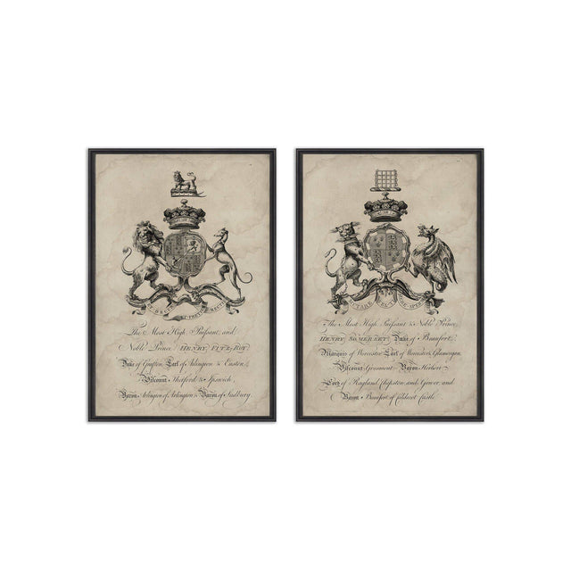 18th Century ENGLISH ARMORIAL ENGRAVING Collection - Foundry