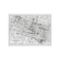 PARIS Map - 1st Arrondissement - LOUVRE - Foundry