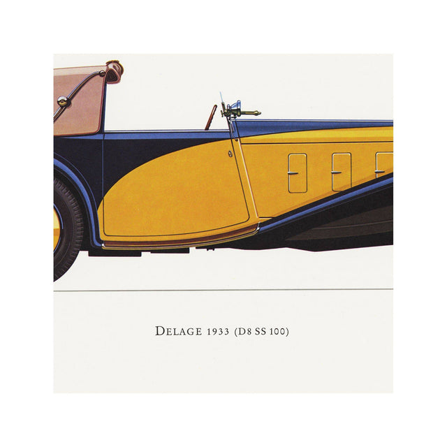 CLASSIC CAR - DELAGE (DS SS 100), 1933 - Foundry