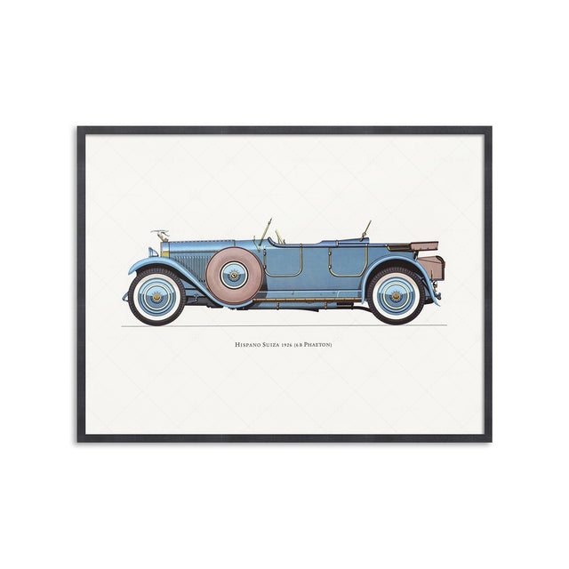 CLASSIC CAR - HISPANO SUIZA (6 B Phaeton), 1926 - Foundry