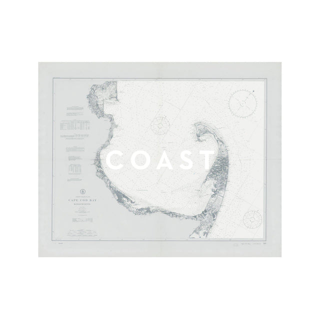 Coast Chart No. 110 - CAPE COD BAY - Foundry