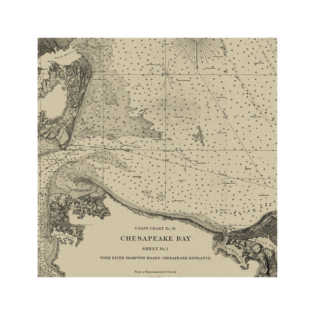 Coast Chart No. 31 - CHESAPEAKE BAY - Foundry