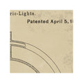 EDISON LIGHT BULB Patent #6 - Foundry