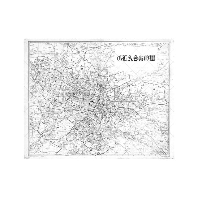 GLASGOW, SCOTLAND Map - Foundry