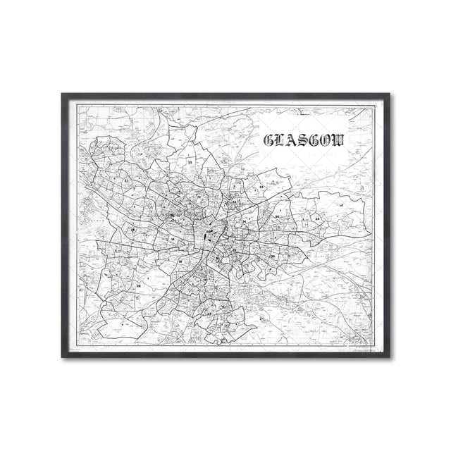 GLASGOW, SCOTLAND Map - Foundry