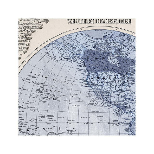 GRAY'S Map of the HEMISPHERES - Foundry