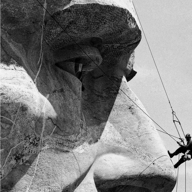 GUTZON BORGLUM: MOUNT RUSHMORE REPAIR of 1962 - Abraham Lincoln - Foundry