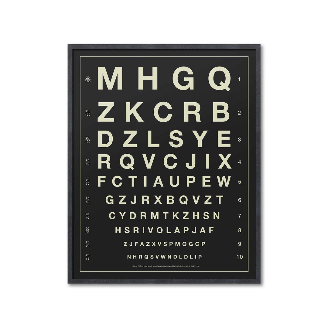 Herman Snellen Eye Chart with Letters – Foundry