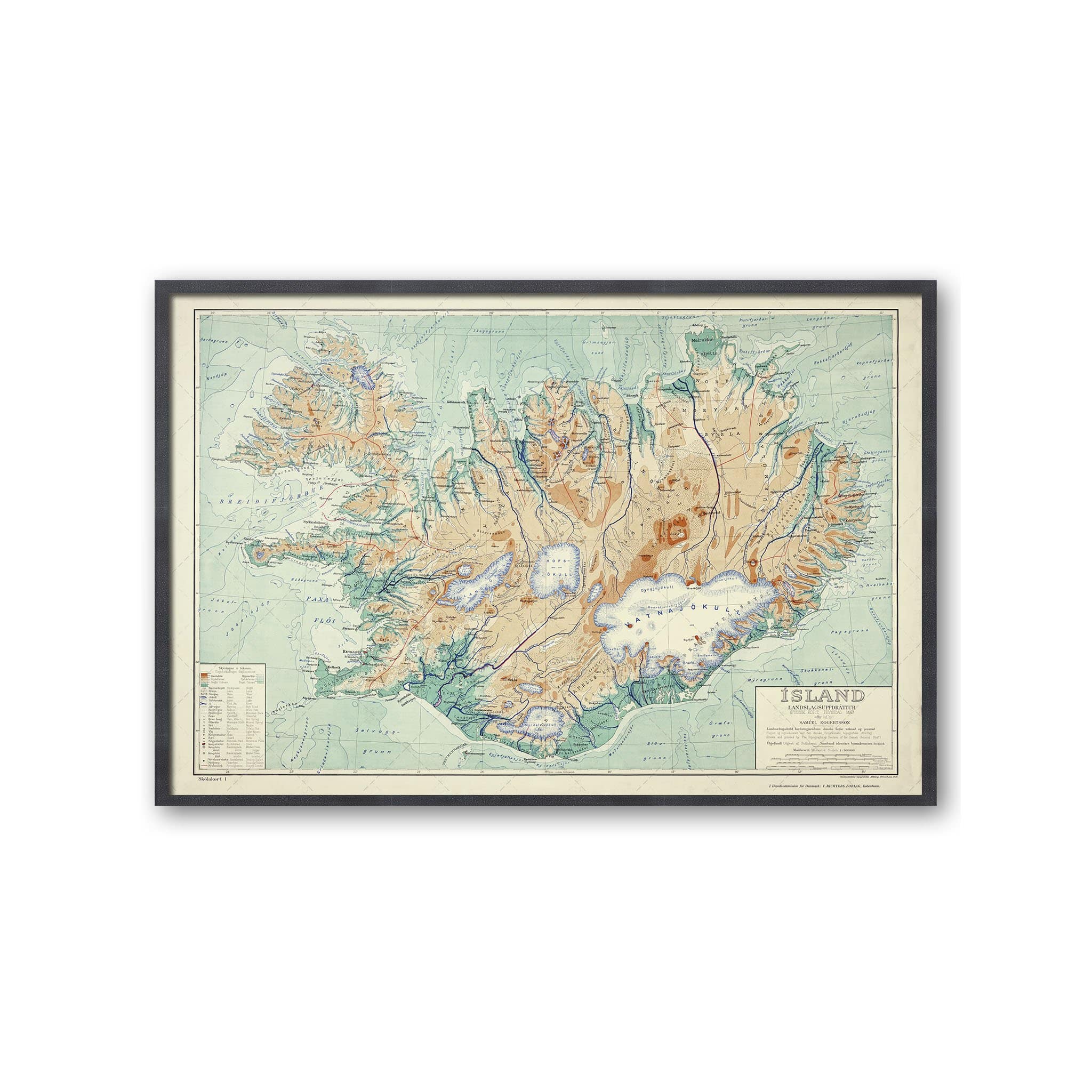 Map of Iceland – Foundry