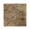 LAHORE, PAKISTAN Map, Circa 1897 - Foundry