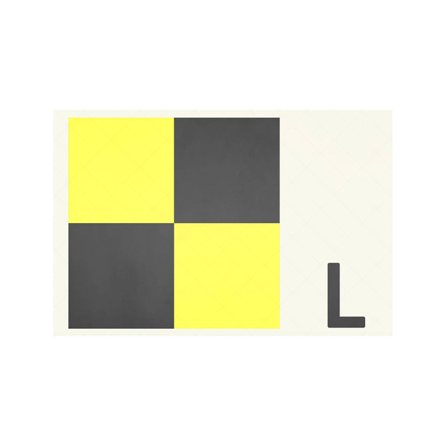 LETTER L - Navy Signal Print - Foundry