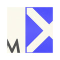 LETTER M - Navy Signal Print - Foundry