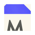 LETTER M - Navy Signal Print - Foundry