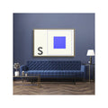 LETTER S - Navy Signal Print - Foundry