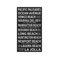 LOS ANGELES CALIFORNIA Bus Scroll - PACIFIC PALISADES - Foundry