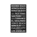 LOS ANGELES CALIFORNIA Bus Scroll - REDONDO BEACH - Foundry