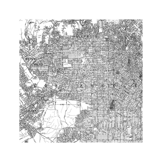 LOS ANGELES California Map - Foundry
