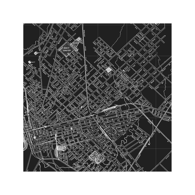 MAP of DALLAS, TEXAS, Circa 1900s - Foundry