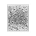MAP of MADRID, Circa 1900s - Foundry